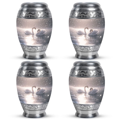 Swan Theme 3 Inch Keepsake Pack of 4