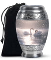 Swan Theme Large Urn 10 Inch