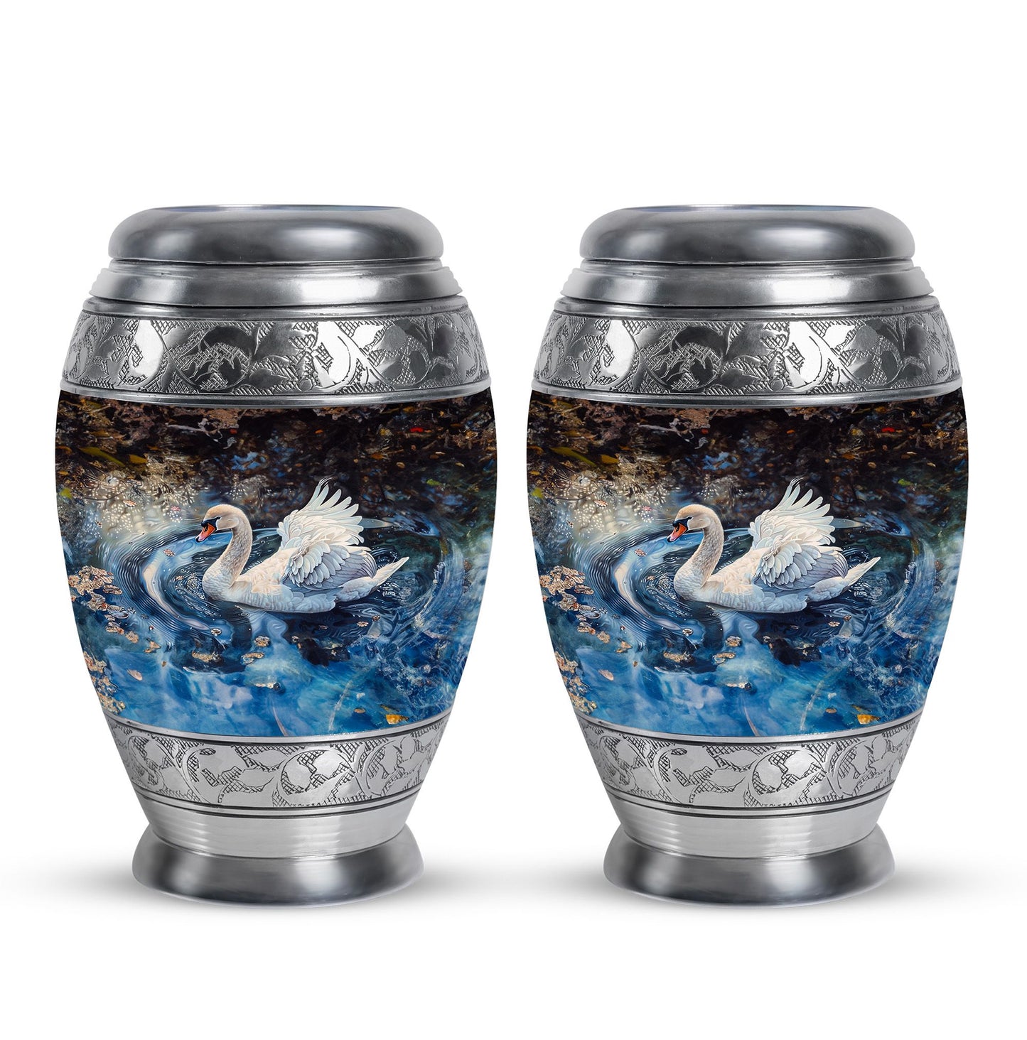 Swan Theme 3 Inch Keepsake Pack of 2