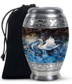 Swan Theme Large Urn 10 Inch