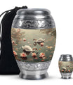 Swan Theme Large Urn With 1 Keepsake Urn