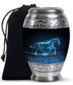 Runing Horse Theme Large Urn 10 Inch
