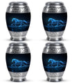 Runing Horse Theme 3 Inch Keepsake Pack of 4