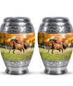 Runing Horse Theme 3 Inch Keepsake Pack of 2