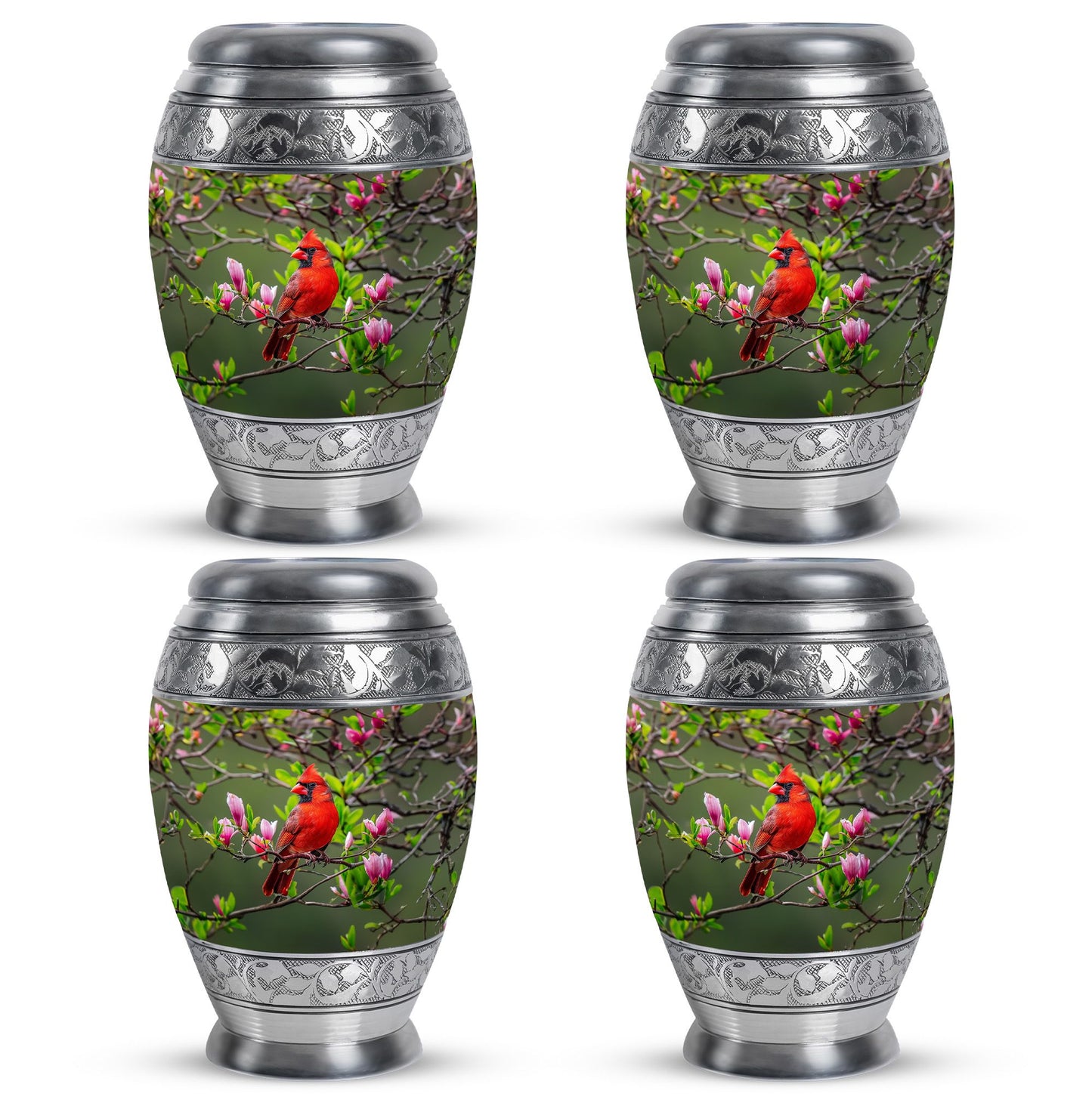 Cardinal Theme 3 Inch Keepsake Pack of 4