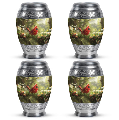 Cardinal Theme 3 Inch Keepsake Pack of 4