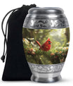 Cardinal Theme Large Urn 10 Inch