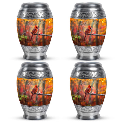 Cardinal Theme 3 Inch Keepsake Pack of 4