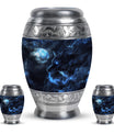 Wolf Theme Large Urn With 2 Keepsake Urn