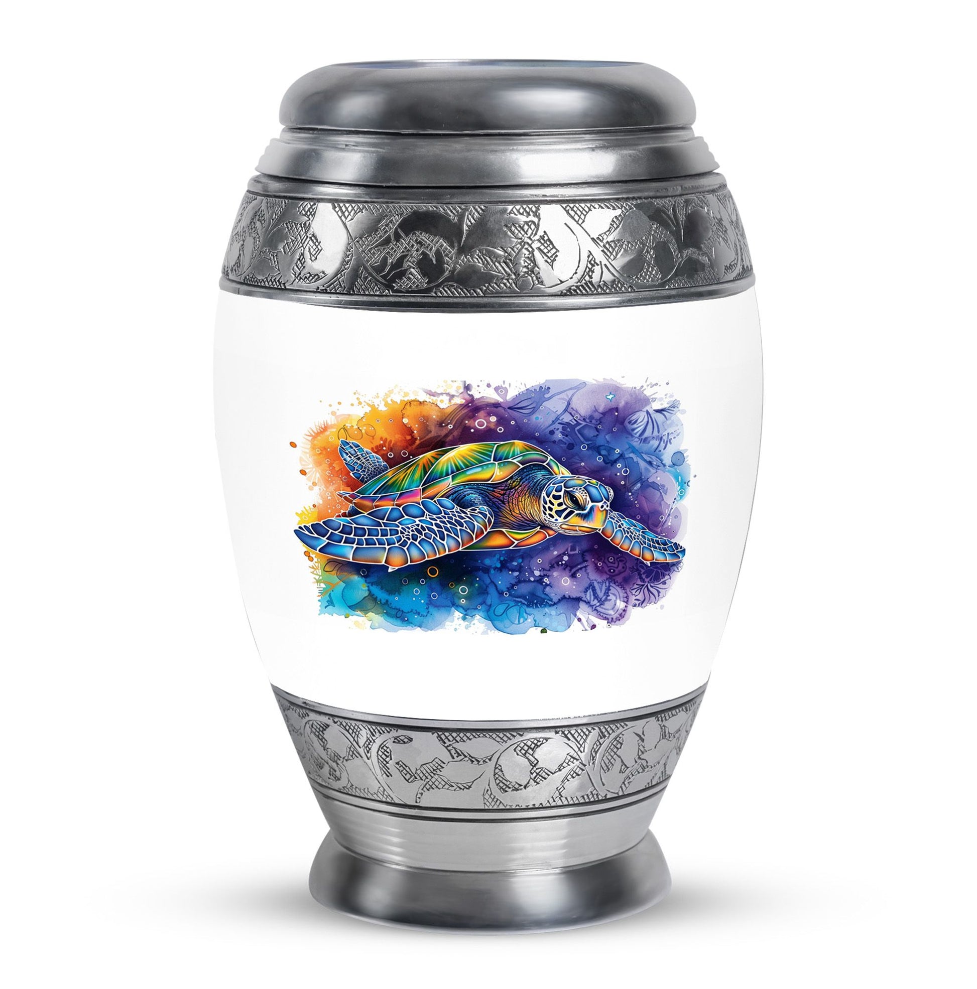 Turtle Theme Large Urn 10 Inch