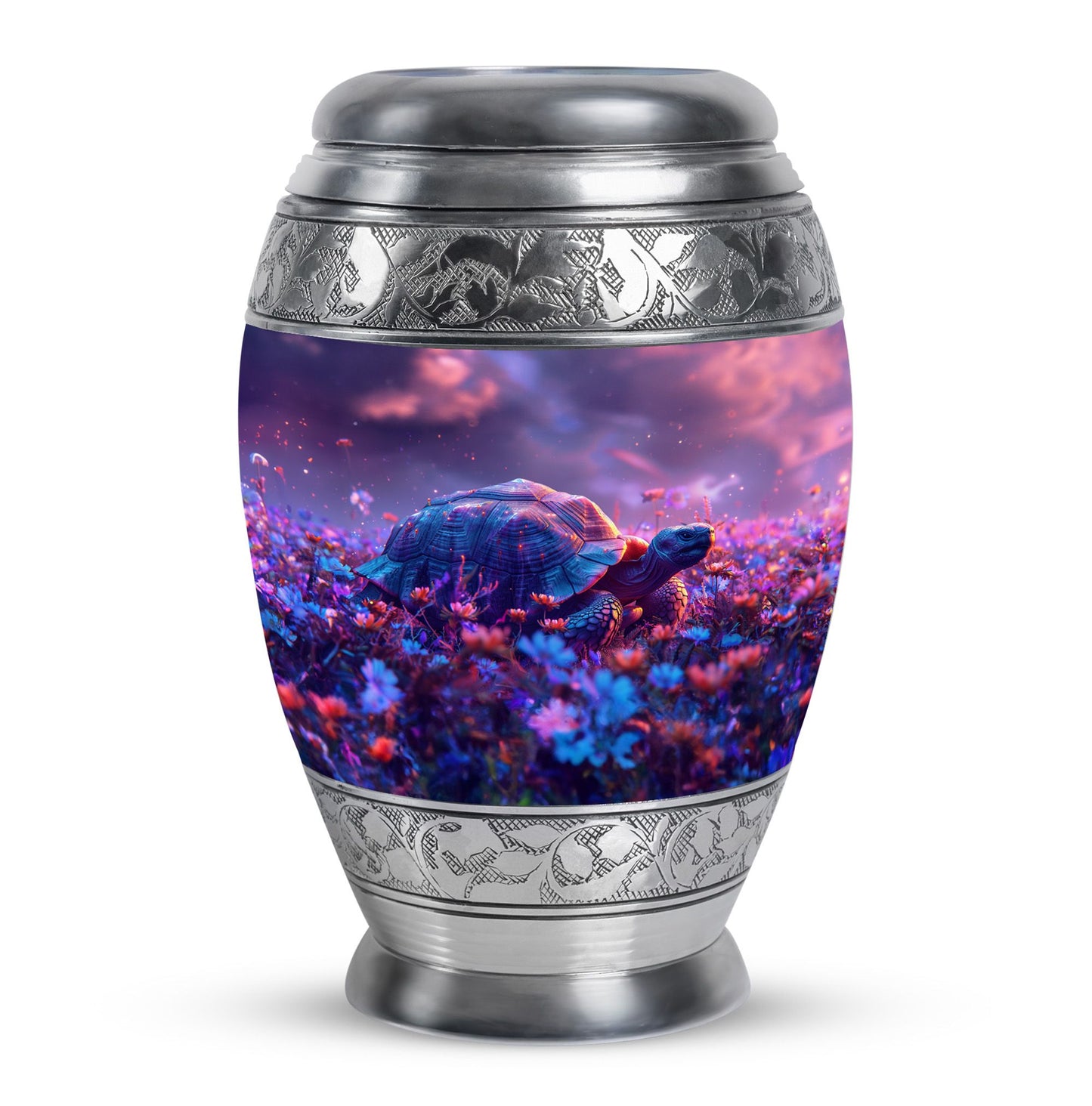 Turtle Theme Large Urn 10 Inch