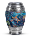 Turtle Theme Large Urn 10 Inch
