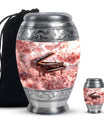 Piano Theme Large Urn With 1 Keepsake Urn