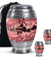 Piano Theme Large Urn With 2 Keepsake Urn