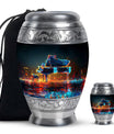 Piano Theme Large Urn With 1 Keepsake Urn