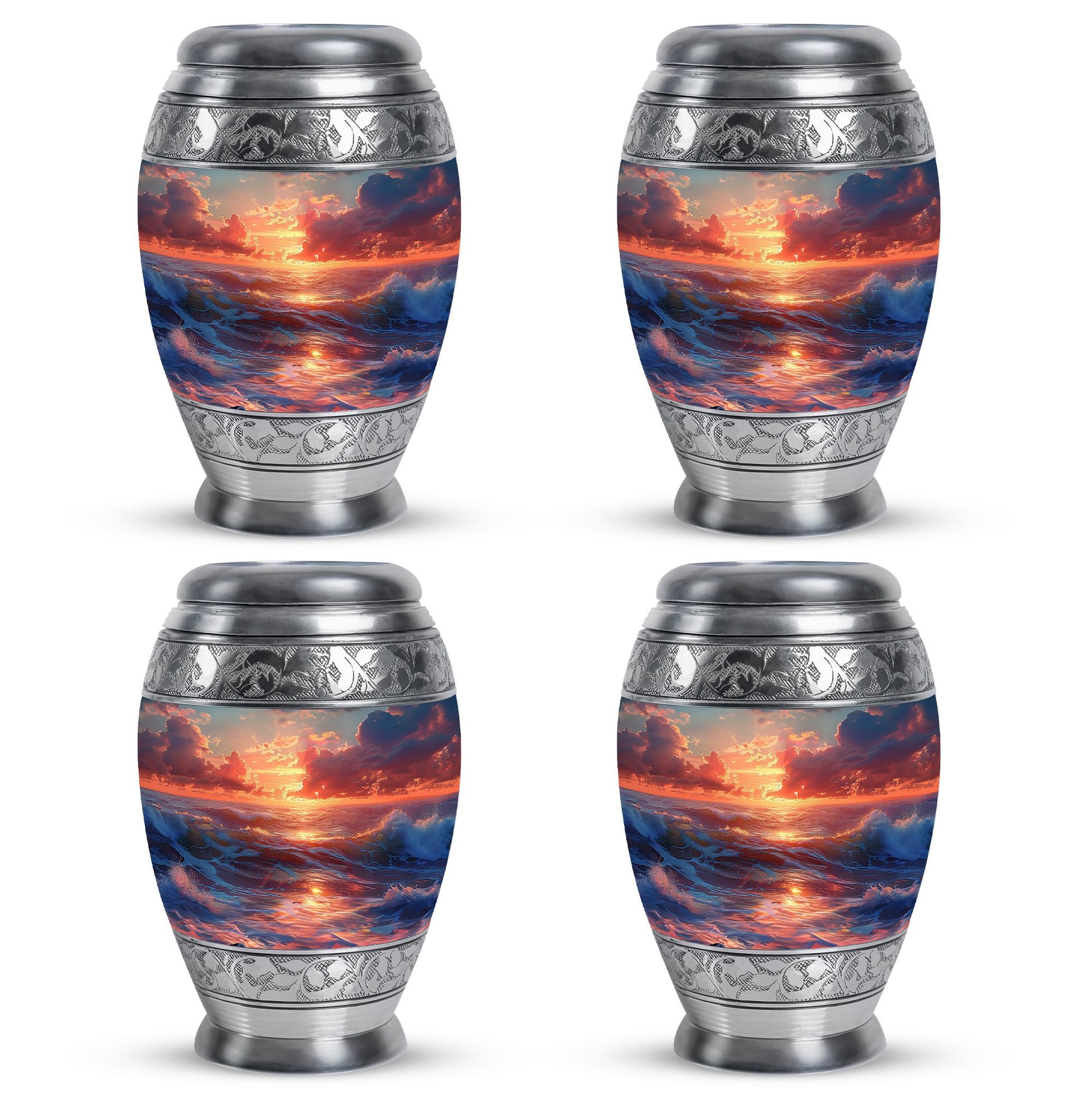 Sunrise Theme 3 Inch Keepsake Pack of 4