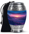 Sunrise Theme Large Urn 10 Inch