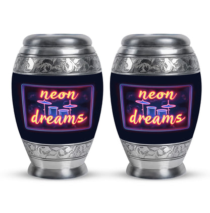 Drums And Music Theme 3 Inch Keepsake Pack of 2