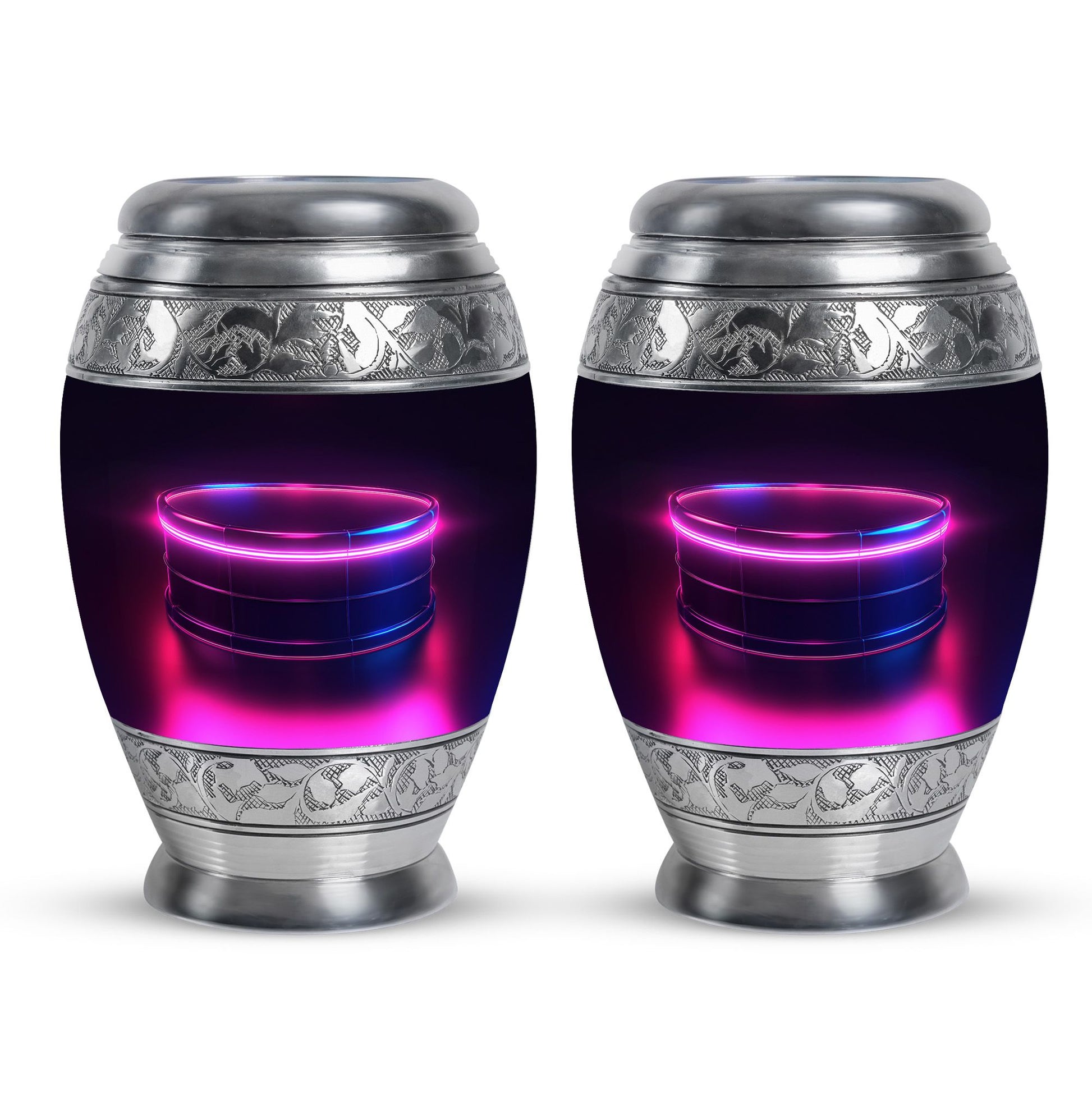 Drums And Music Theme 3 Inch Keepsake Pack of 2