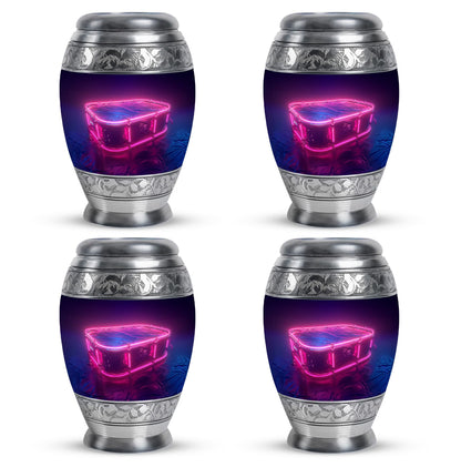Drums And Music Theme 3 Inch Keepsake Pack of 4