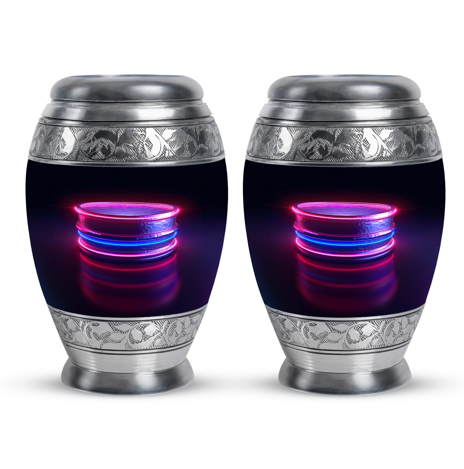 Drums And Music Theme 3 Inch Keepsake Pack of 2