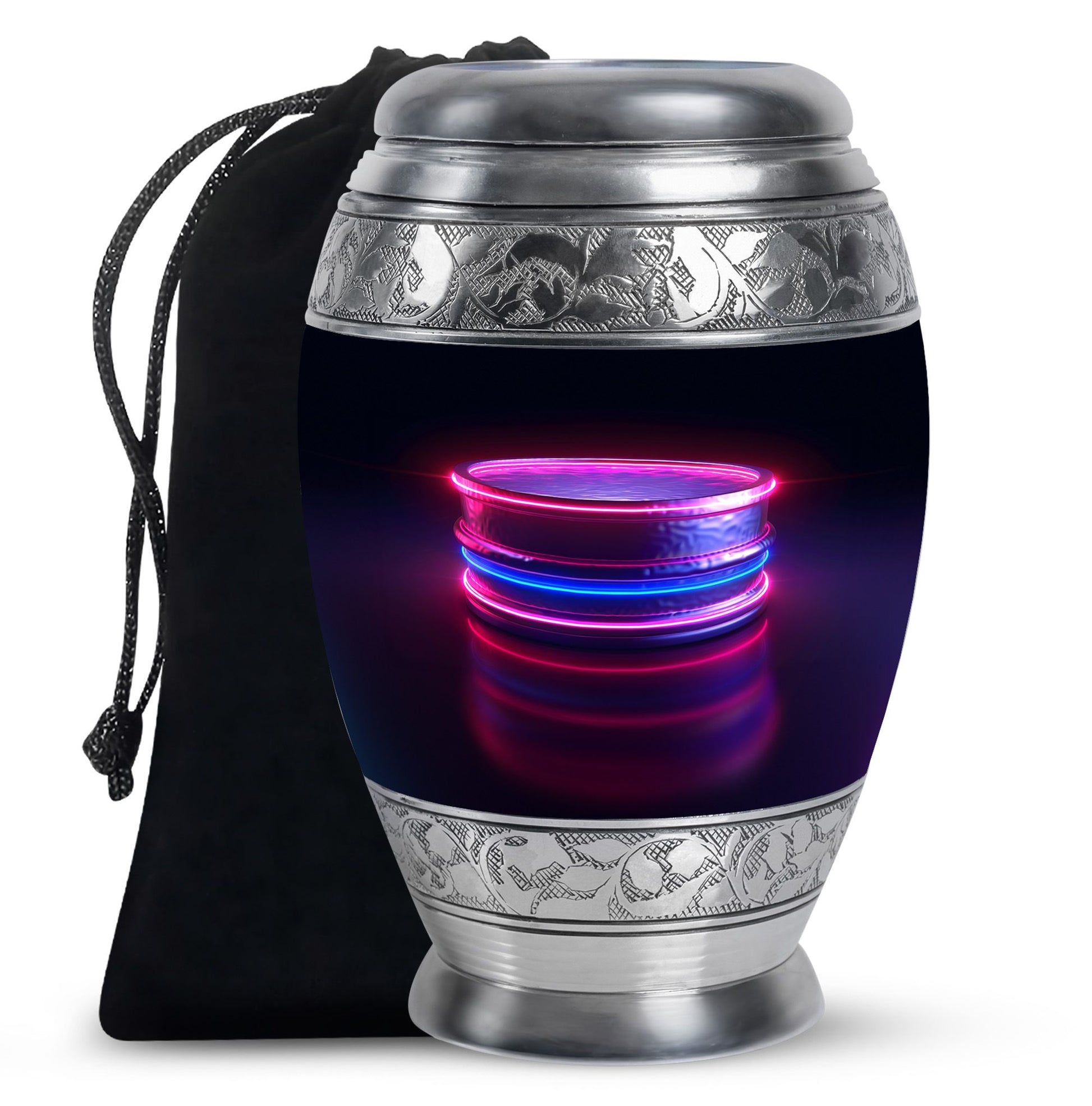 Drums And Music Theme Large Urn 10 Inch