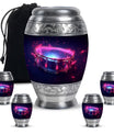 Drums And Music Theme Large Urn With 4 Keepsake Urn