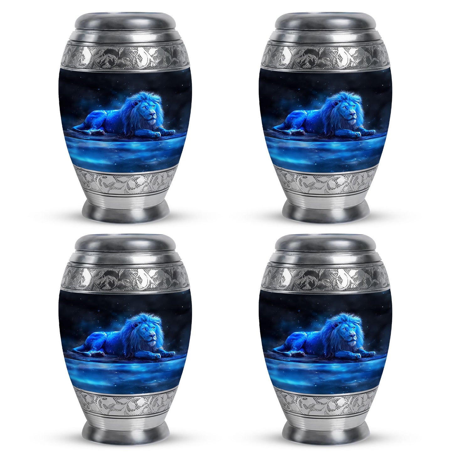 Lion Theme 3 Inch Keepsake Pack of 4