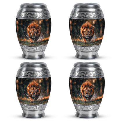Lion Theme 3 Inch Keepsake Pack of 4