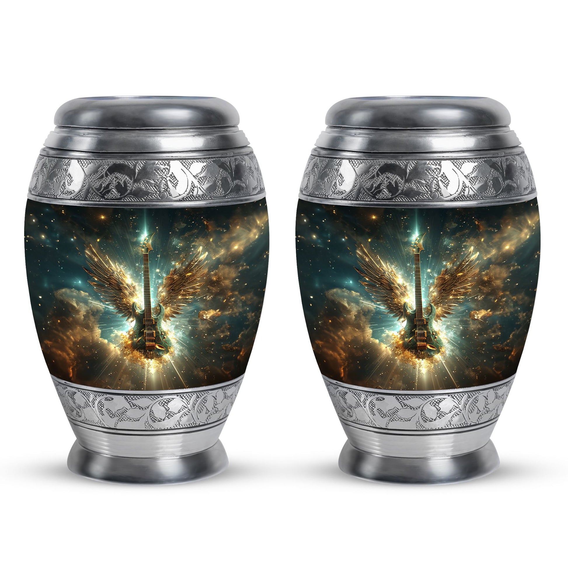 Guitar Theme 3 Inch Keepsake Pack of 2