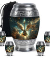 Guitar Theme Large Urn With 4 Keepsake Urn