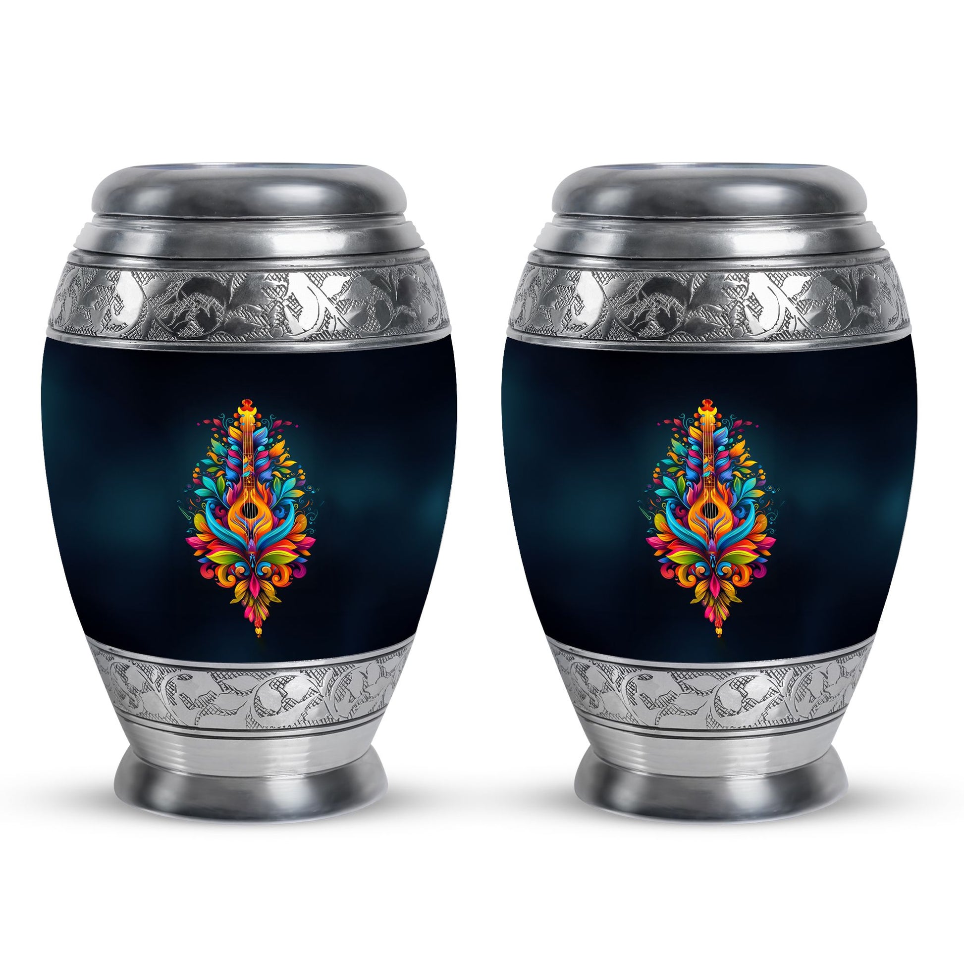 Guitar Theme 3 Inch Keepsake Pack of 2