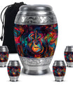 Guitar Theme Large Urn With 4 Keepsake Urn