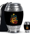 Guitar Theme Large Urn With 1 Keepsake Urn