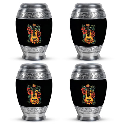Guitar Theme 3 Inch Keepsake Pack of 4