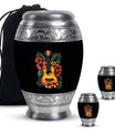 Guitar Theme Large Urn With 2 Keepsake Urn