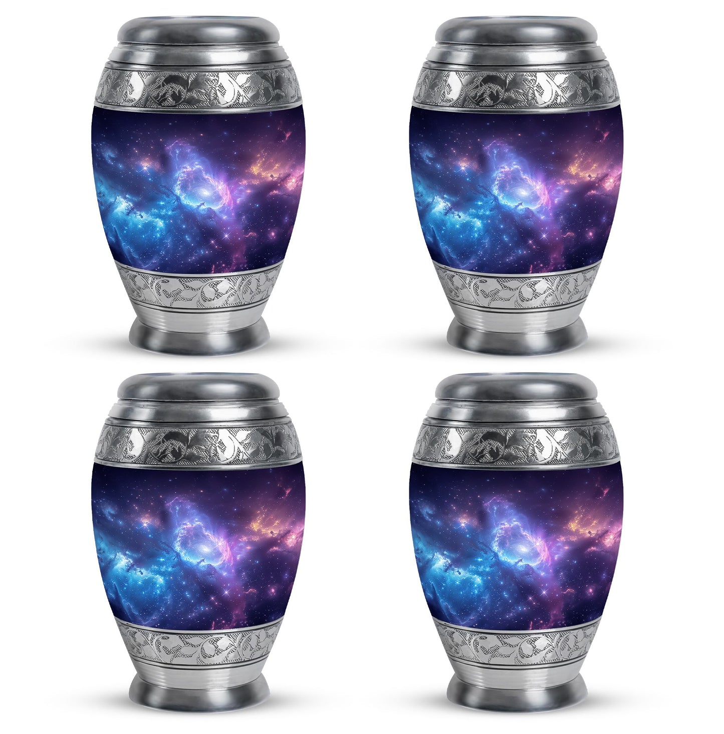 Galaxy Theme 3 Inch Keepsake Pack of 4