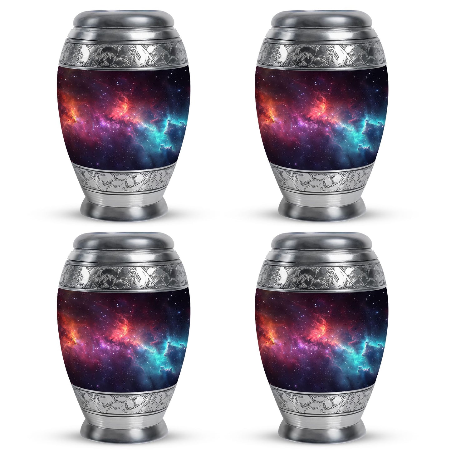 Galaxy Theme 3 Inch Keepsake Pack of 4