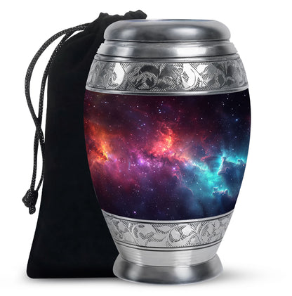 Galaxy Theme Large Urn 10 Inch