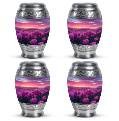 Tulips Theme 3 Inch Keepsake Pack of 4