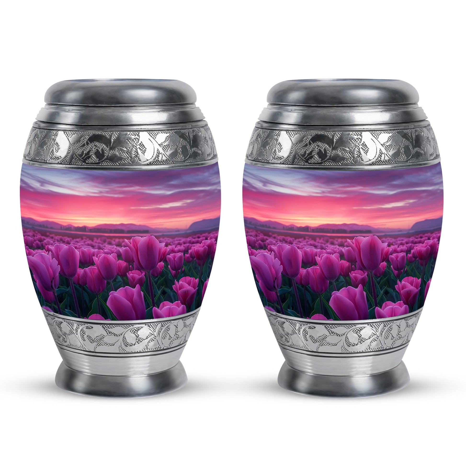 Tulips Theme 3 Inch Keepsake Pack of 2