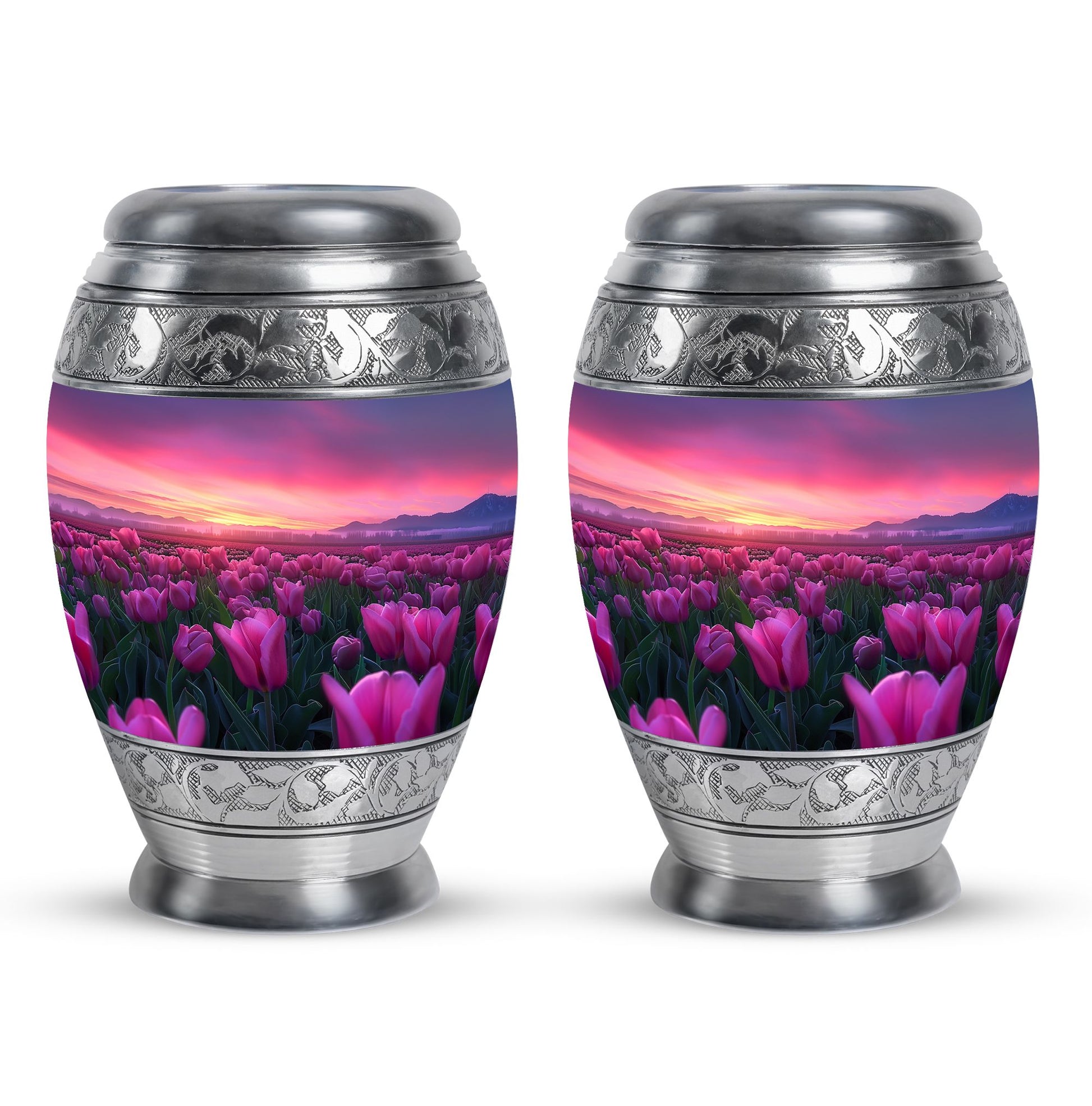 Tulips Theme 3 Inch Keepsake Pack of 2