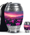 Tulips Theme Large Urn With 1 Keepsake Urn