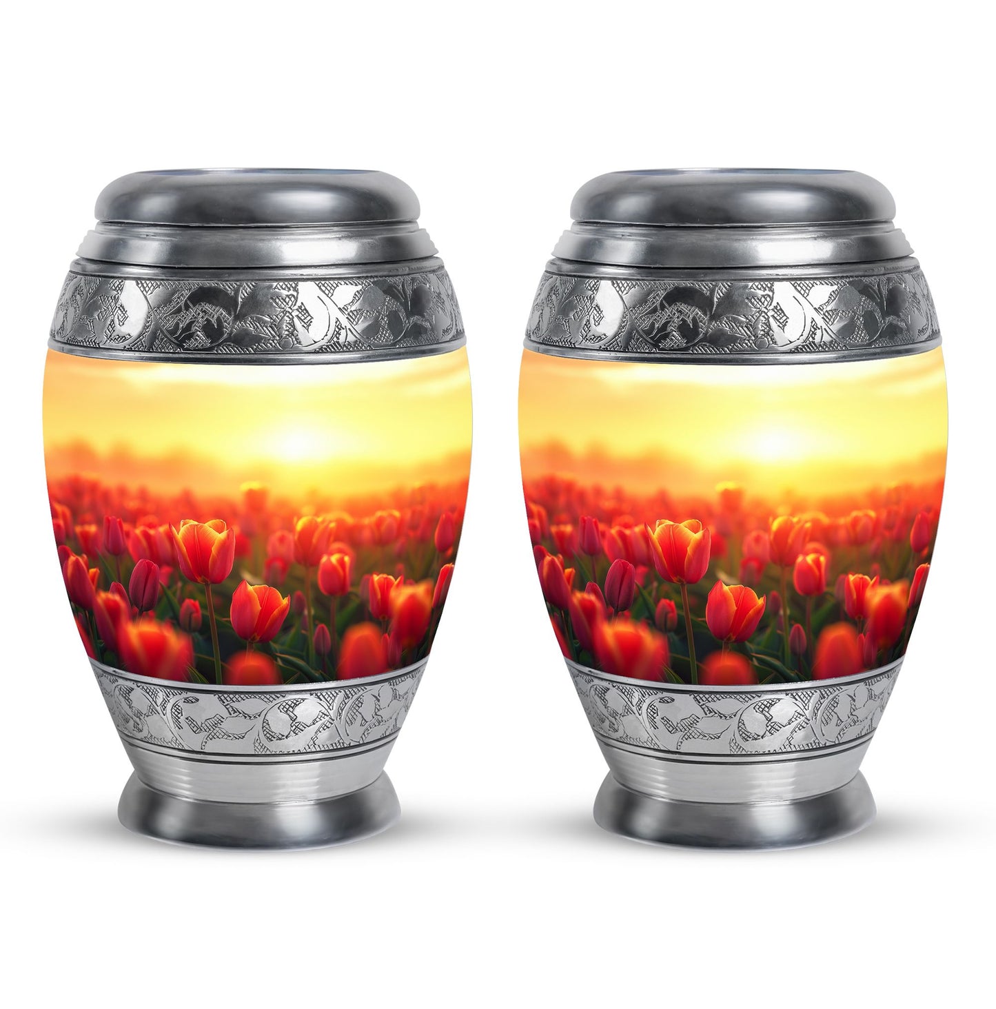 Tulips Theme 3 Inch Keepsake Pack of 2