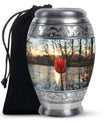 Tulips Theme Large Urn 10 Inch