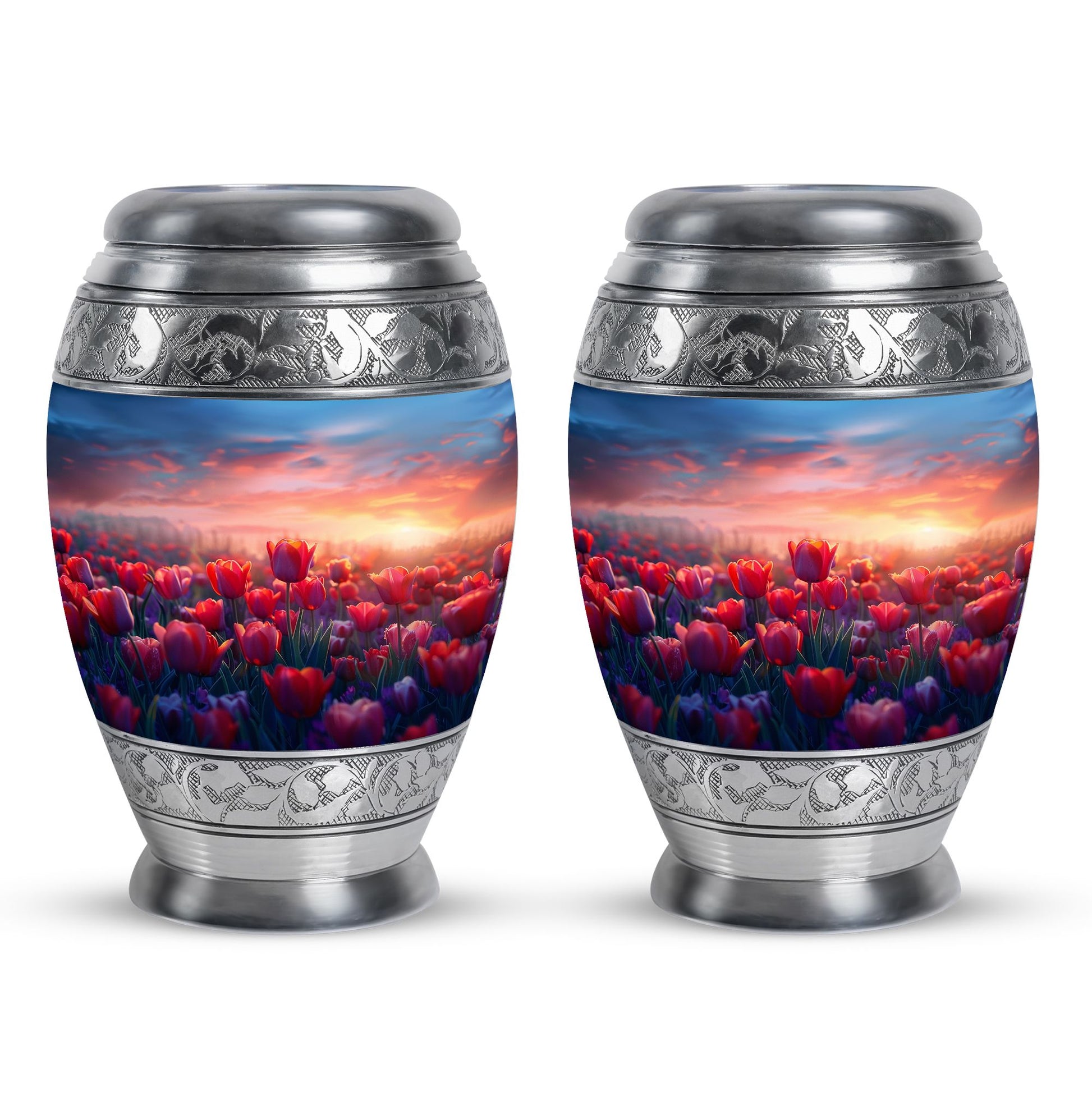 Tulips Theme 3 Inch Keepsake Pack of 2