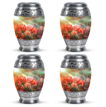 Tulips Theme 3 Inch Keepsake Pack of 4