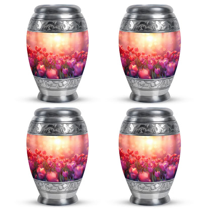 Tulips Theme 3 Inch Keepsake Pack of 4