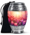 Tulips Theme Large Urn 10 Inch