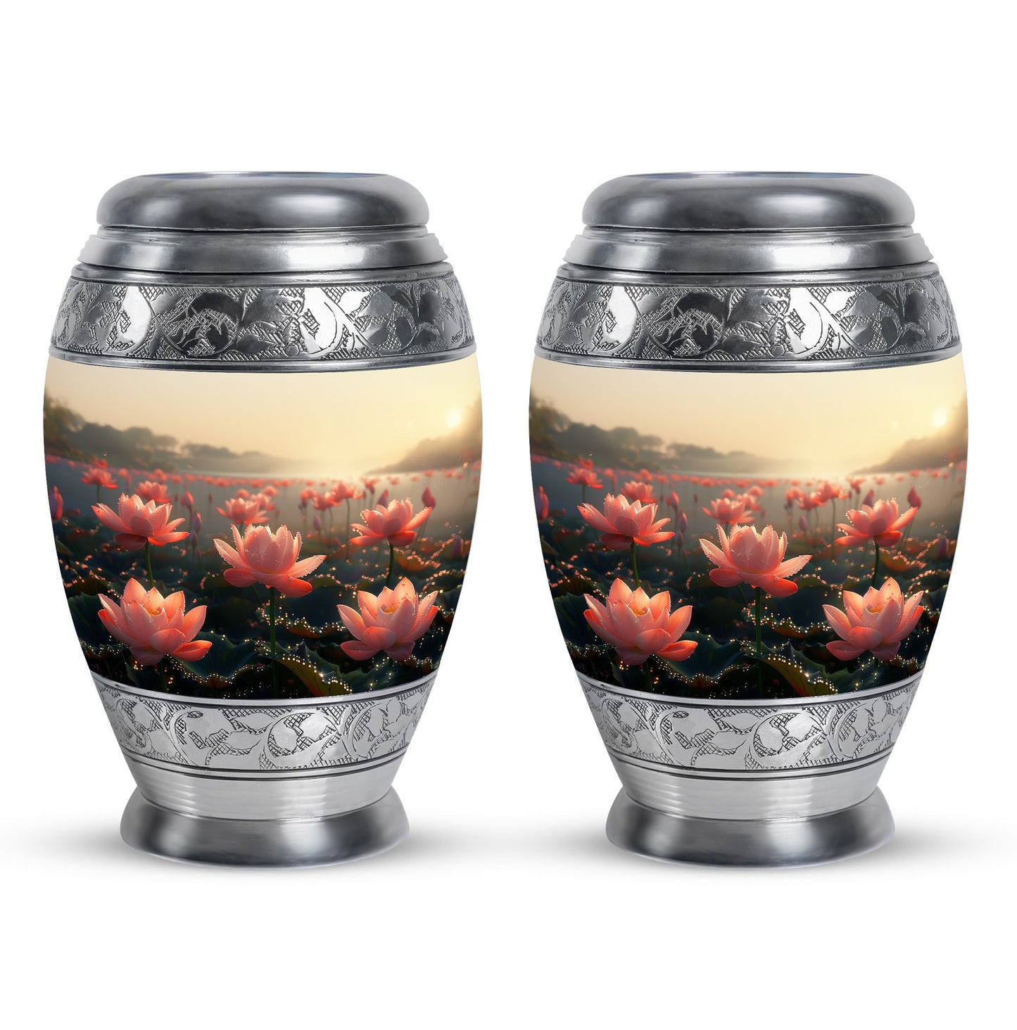 Lotus Theme 3 Inch Keepsake Pack of 2